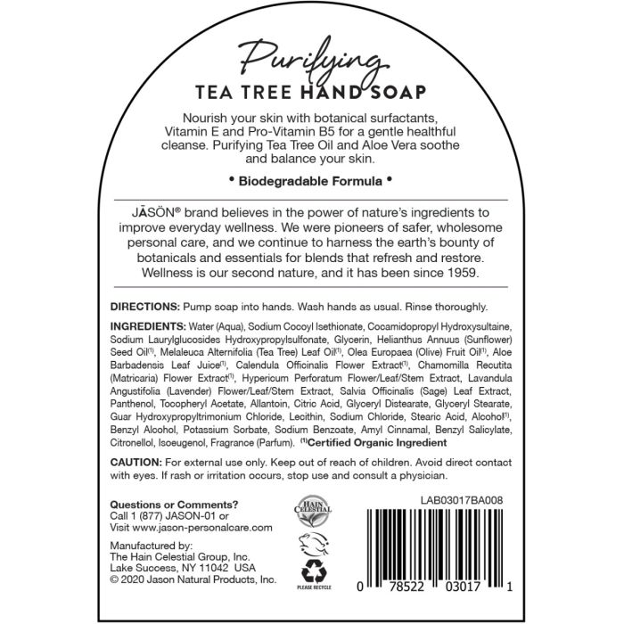 Purifying Tea Tree Hand Soap