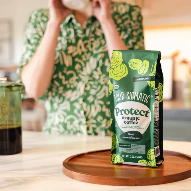 Organic Protect Ground Coffee with Vitamin D & Chaga Mushroom 340g