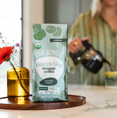 Organic Happy Gut Ground Mushroom Coffee with Probiotics 340g