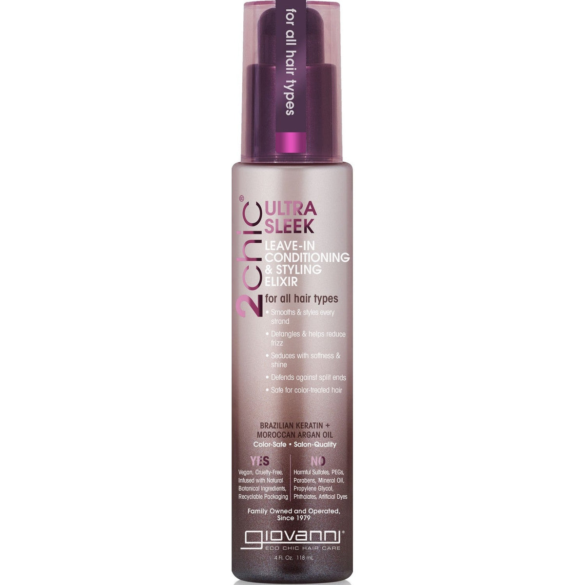 Ultra-Sleek Leave-In Conditioning & Styling Elixir