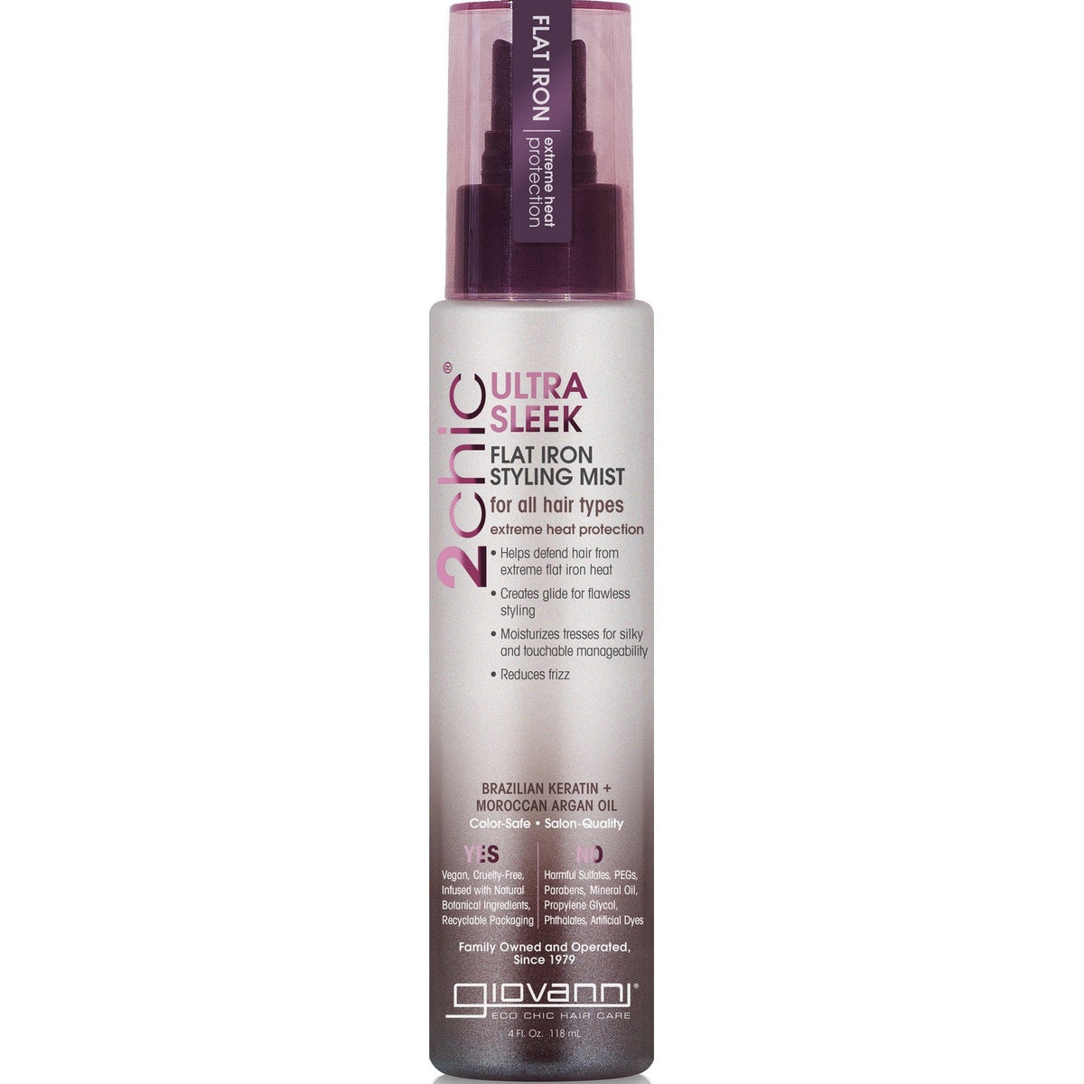 Ultra-Sleek Flat Iron Styling Mist